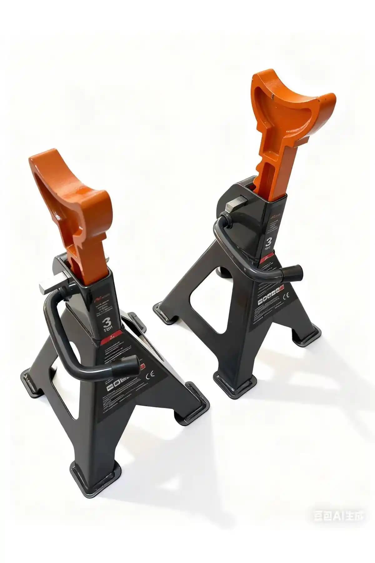 FK FRIKO 3 Ton Pimli Emniyetli Kriko Sehpası: Çift Adet, Yükseltme ve Güvenli Kilitleme