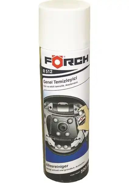 Förch R512 Genel Temizleme ve Balata Spreyi 500 ml: Ayrıntılı Kullanım Notları