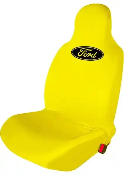 Ford Fiesta için Öziron Özdemir Tekstil Penye Kılıf Seti: Sarı Ön-Arka Koltuk Koruması