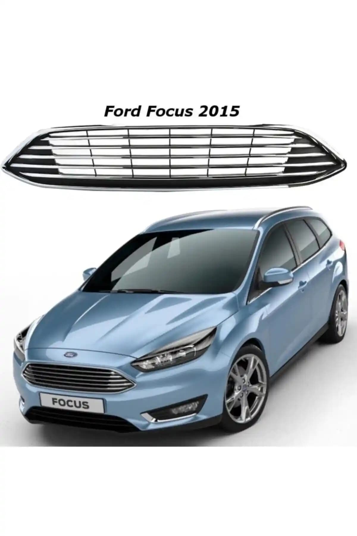 Ford Focus 2014–2017 için OEM Titanyum Ön Tampon Panjuru: Dayanaklı ve Estetik Tasarım