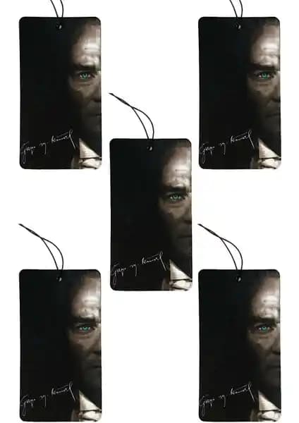 Gazi Mustafa Kemal Atatürk Referanslı Beşli Asma Koku Seti: Araç İçi ve Oda Kullanımı