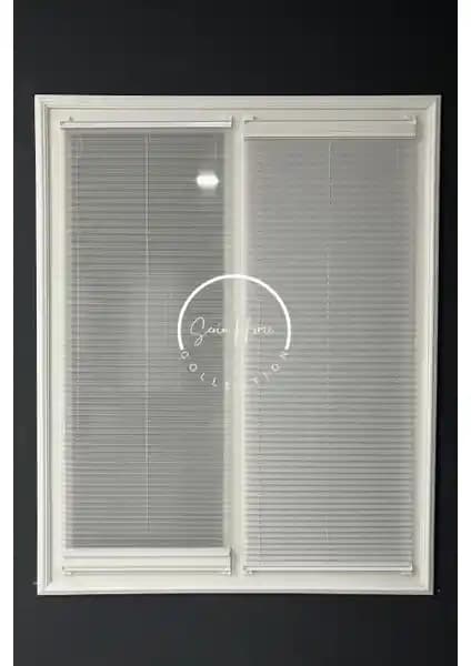 Gece Gündüz Katlanabilir Beyaz Çiftli Plise Perde: Balkon ve PVC Pencere İçin Kolay Montaj