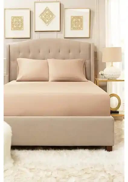 Lady Moda Cappuccino Çift Kişilik %100 Pamuklu Penye Lastikli Çarşaf Özellikleri