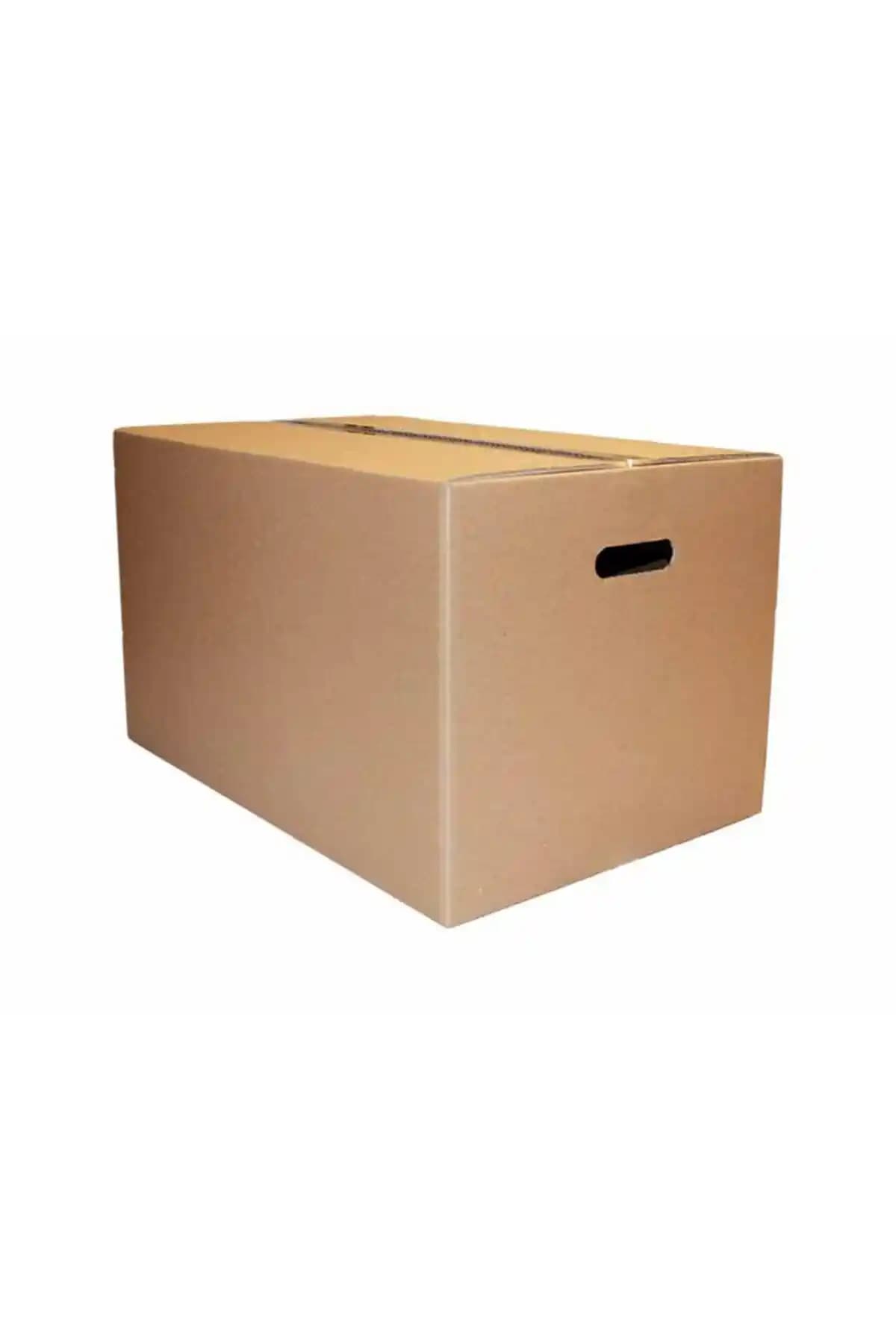 Morpack El Tutmalı Taşıma Kolisi 60x40x40 cm, 32 Desi, Siyah Ev ve Ofis Taşımacılığı