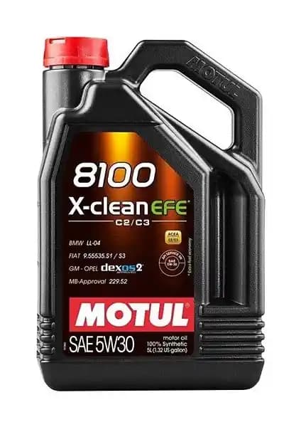 Motul 8100 X-Clean Efe 5W-30 4 Litre Motor Yağı: Özellikler, Performans ve Uyum Analizi