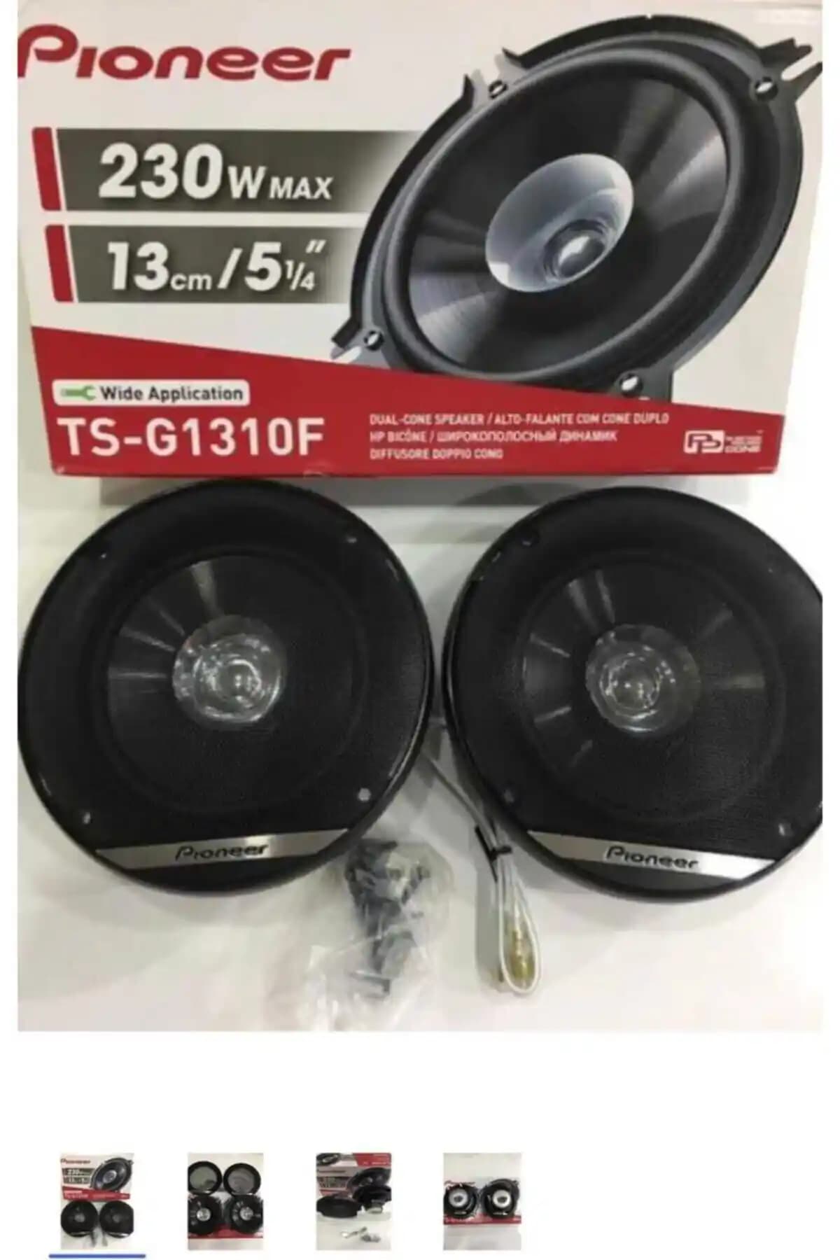 Pioneer TS-G1310: 13 cm Koaksiyel Kapı Hoparlörü Çifti ile Aracınızda Net Ses ve Bas