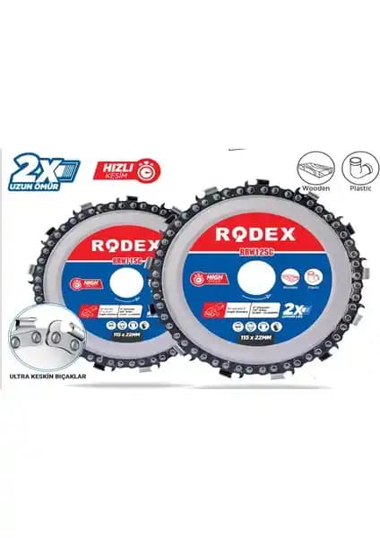 Rodex 115 mm Ahşap Oya ve İşleme Diski: Uyumlu, Dengeli ve Güvenli Performans