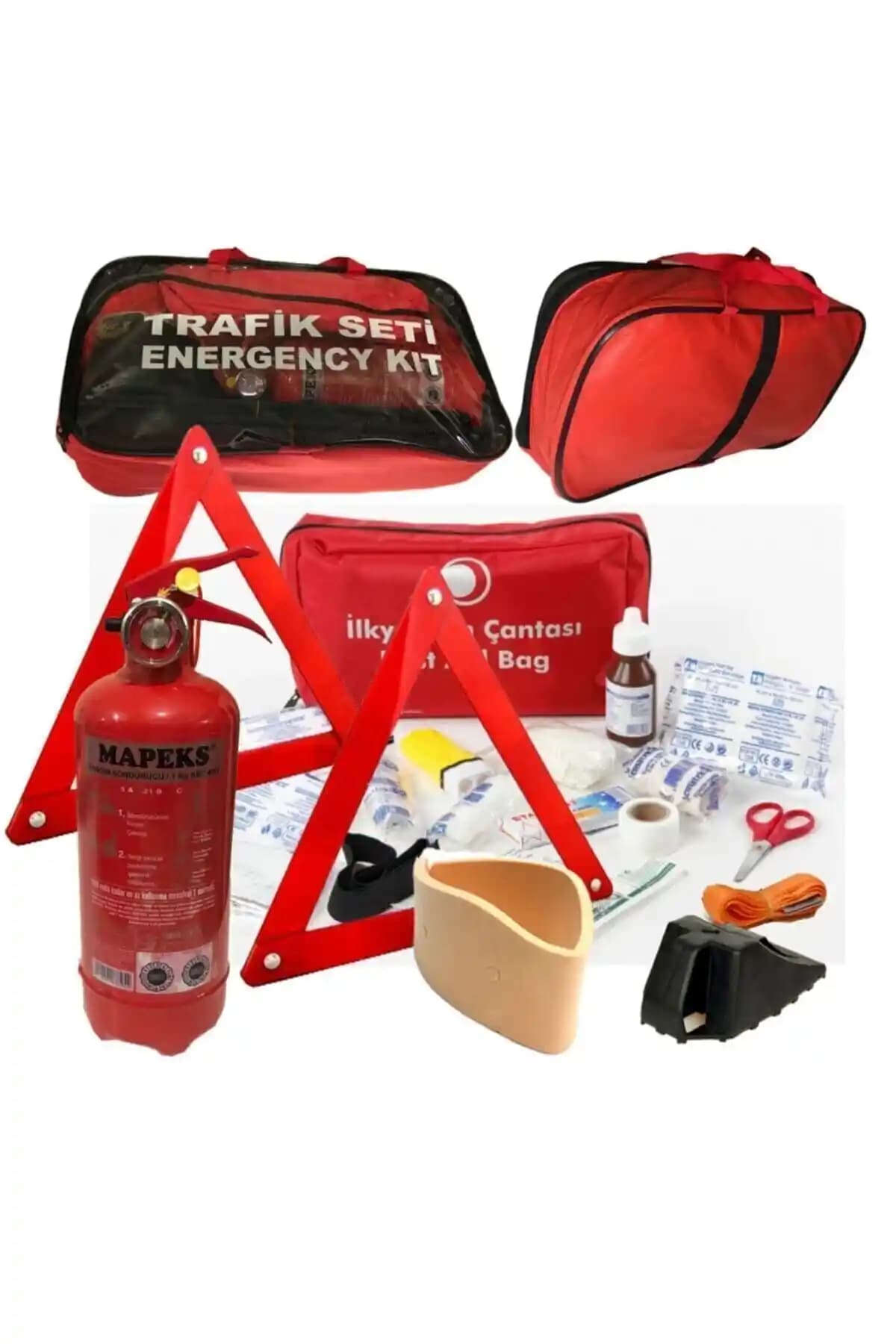 ROTA Trafik Seti: Muayene ve Yönetmelik Uyumlu, Taşınabilir Acil Müdahale Güvenlik Kiti