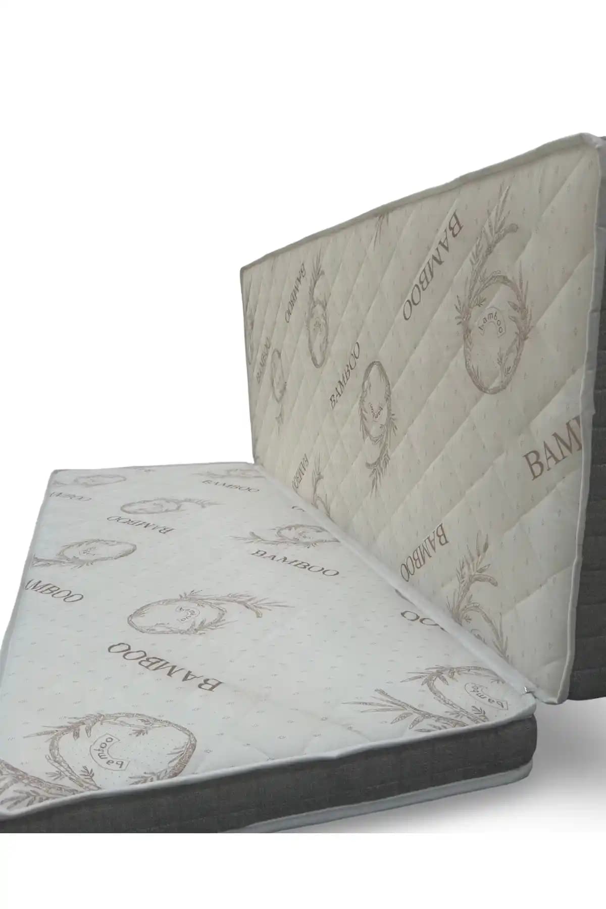 Sleepnice Fermuarlı Ayrılabilir Divan Yatakı: Hemnes Uyumlu Ortopedik Bamboo Sünger 20 cm