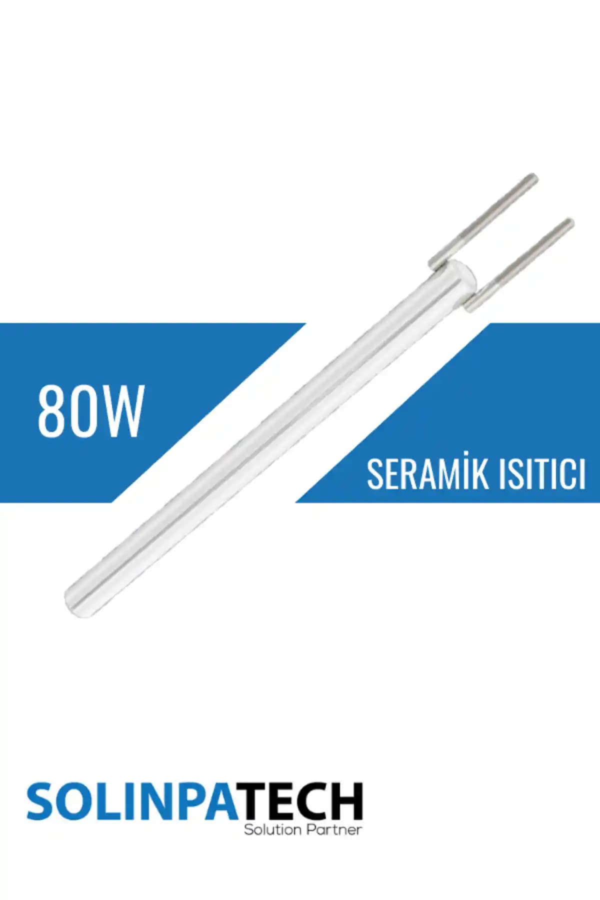 SolinpaTech 80W Dijital LCD Seramik Isıtıcı – Havya İçin Yüksek Güç ve Kararlı Performans