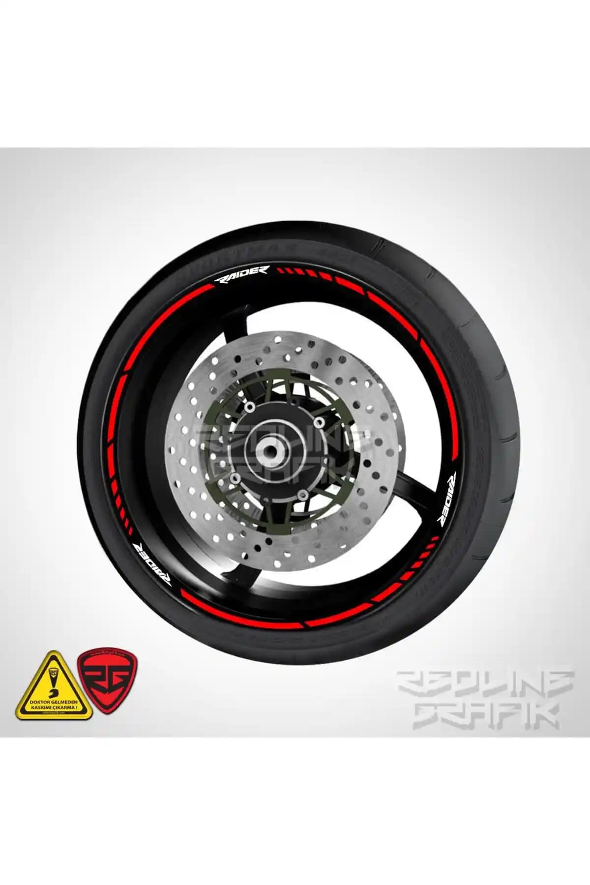 TVS Raider için Kırmızı Reflektif Jant Şeridi – Uygulama ve Dayanıklılık İncelemesi