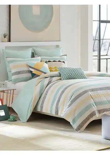 Yeşil Tek Kişilik Nevresim Takımı: Çift Yönlü Tasarım ve Kolay Ütü ile Konforu Artırın