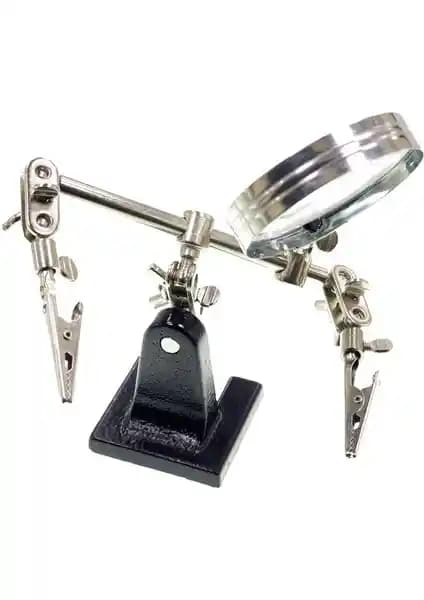 ZD-10D Motorobit Mercekli Havya Standı: Üçüncü El Destekli Hassas Lehimleme Çözümü