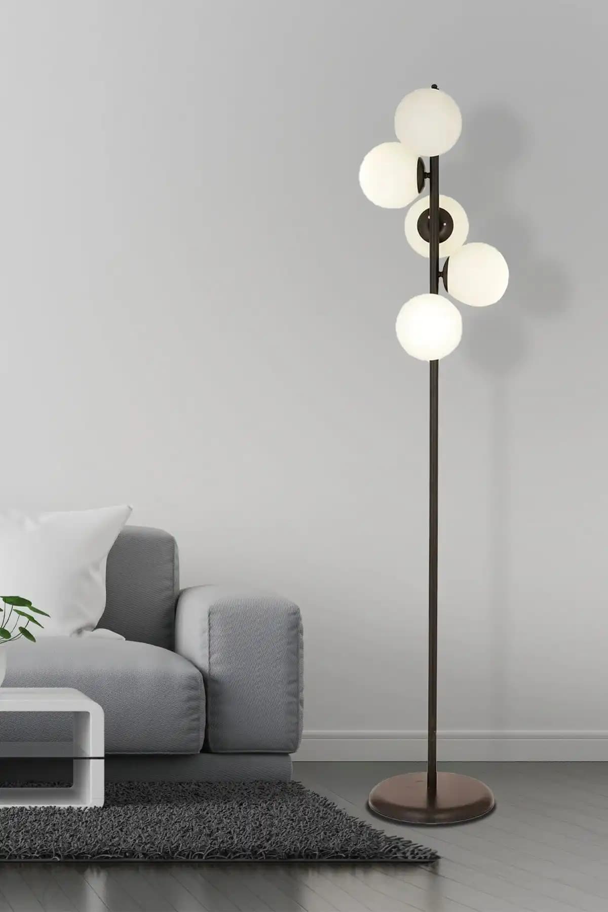 Apliqa Uzel 5Li Siyah Metal Lambader Modern Tasarım ve Uzun Ömürlü Kullanım