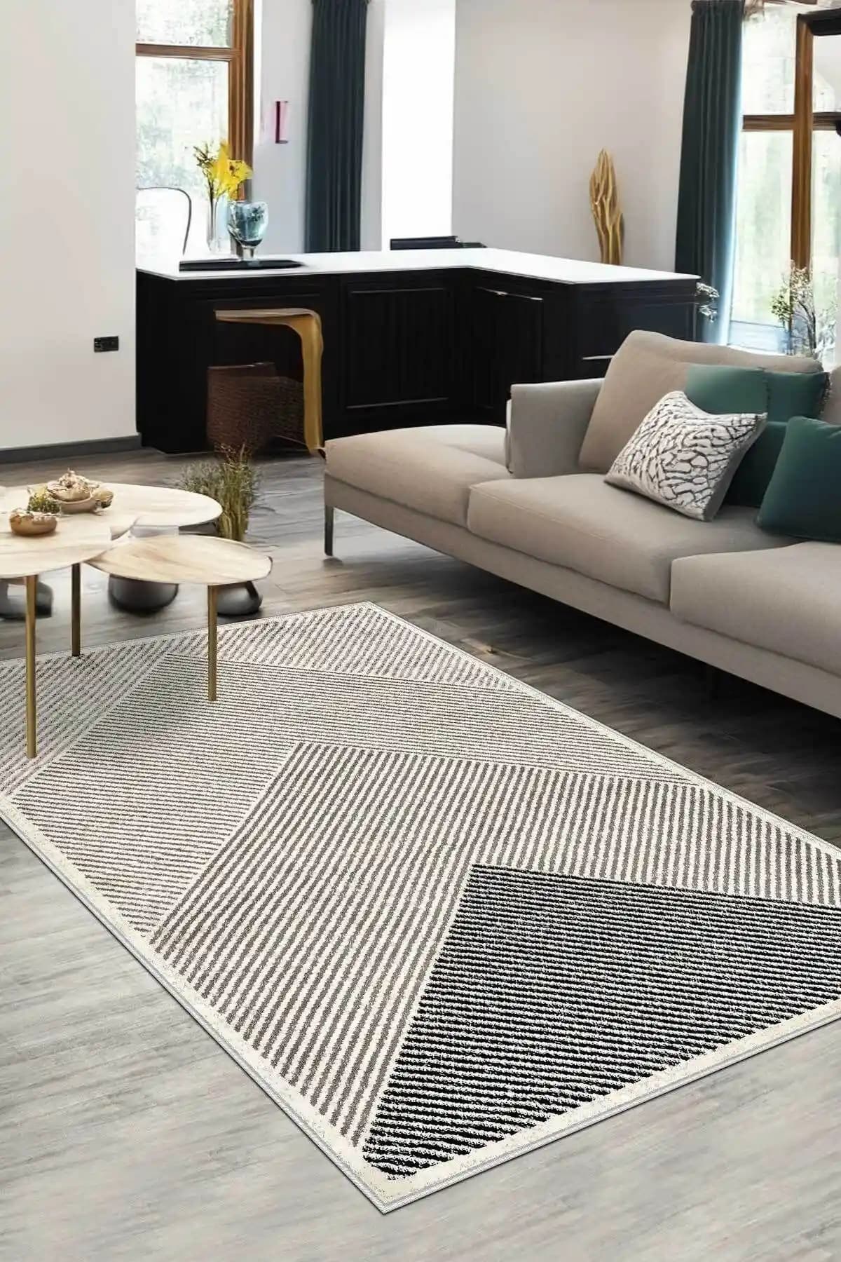 Decomia Home Modern Çizgili ve Mutfak Halıları Karşılaştırması