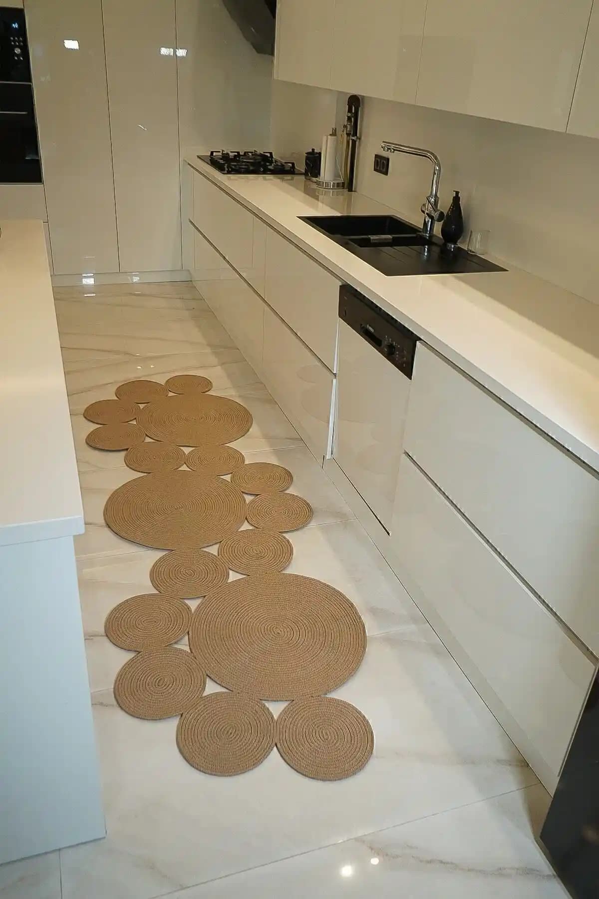 Genel Markalar Hasır Jüt Bej Yolluk Halı Kilim: Modern ve Dayanıklı Dekorasyon Ürünü