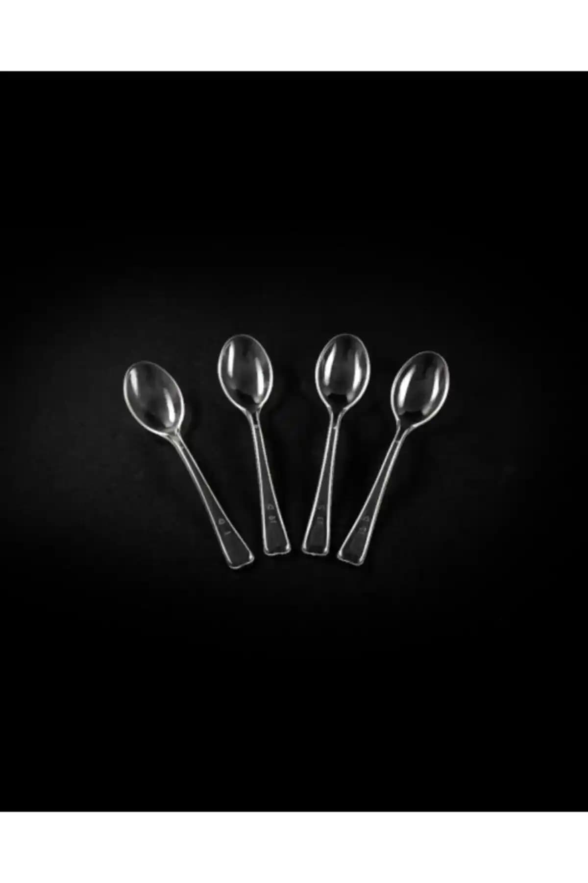 Kristal Plastik Mini Kaşık Günlük Kullanım ve Toplu Satış için Pratik Çözüm