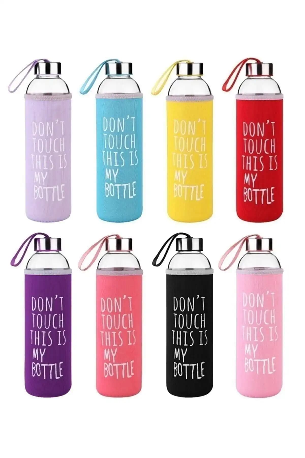 My Bottle Borosilikat Kılıflı 0,5 Litre Cam Suluk Sağlıklı ve Şık Tasarım