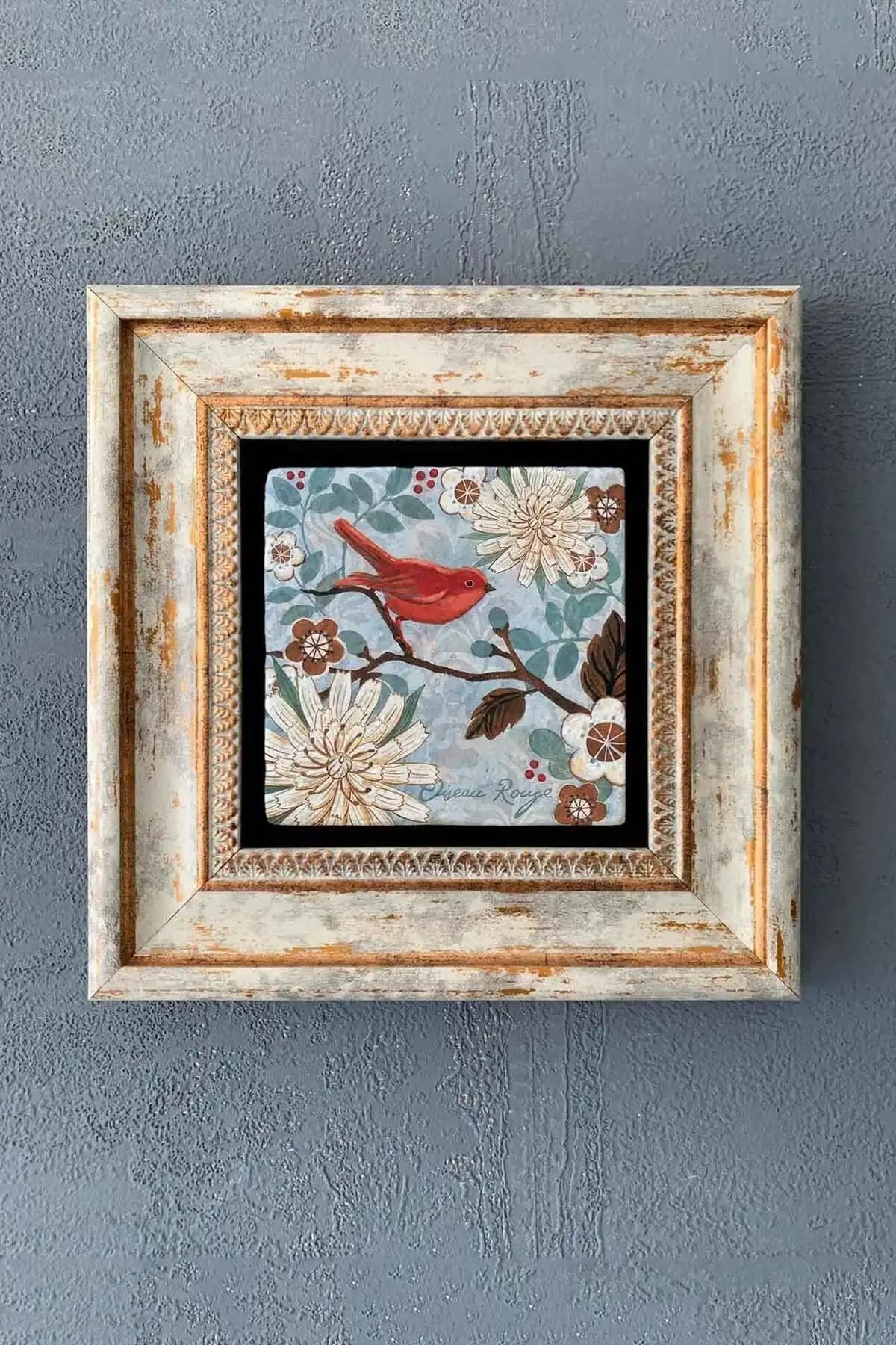 Oscar Stone Decor Çerçeveli Taş Dekor ve Bahar Temalı Taş Tablo Karşılaştırması 2