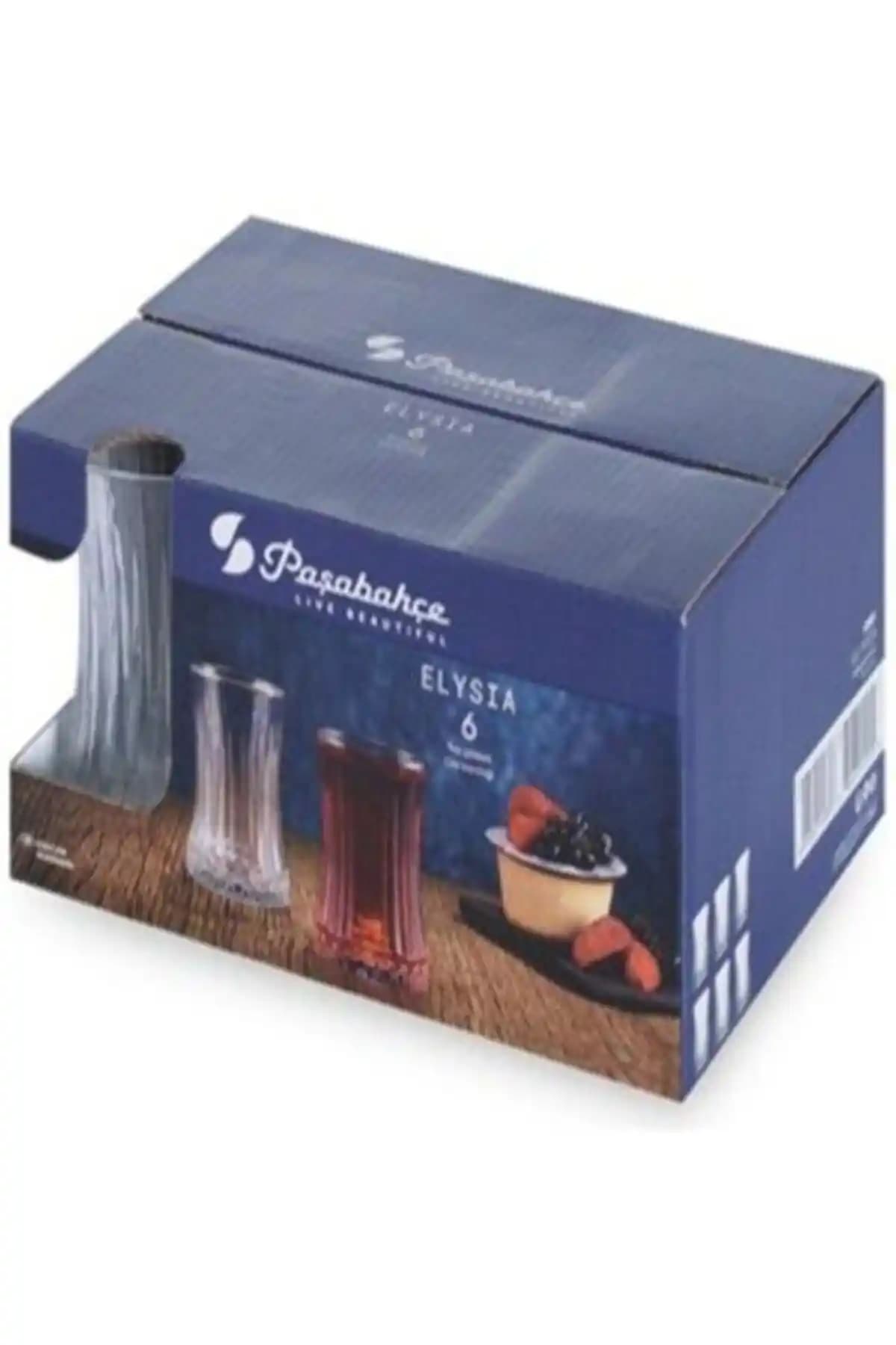 Paşabahçe Elysia 6'lı Cam Çay Bardağı - Zarif ve Dayanıklı Tasarım, Pratik Kullanım