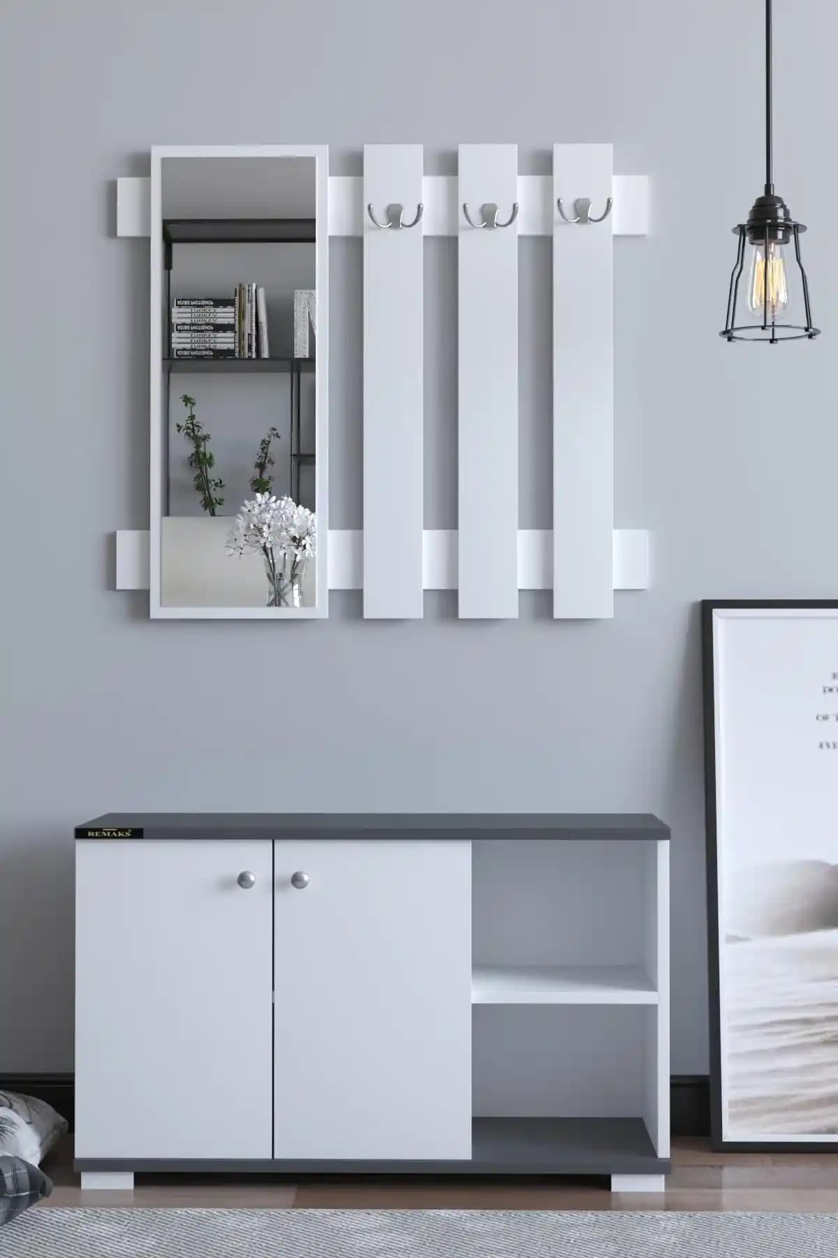 Remaks Plus Aynalı Vestiyer: Modern ve Fonksiyonel İç Mekan Dekorasyonu Çözümü