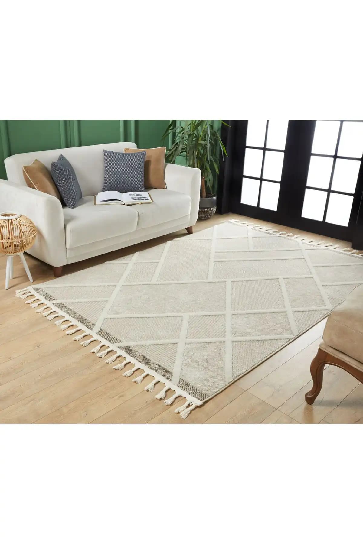 Venucci Quincey Bukleli Yuşak Peluş Post Halısı Modern ve Dayanıklı Tasarım