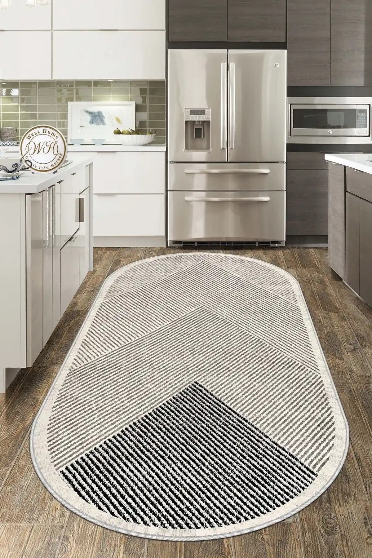 West Home Makinede Yıkanabilir, Kaymaz ve Leke Tutmayan Modern Halı Özellikleri