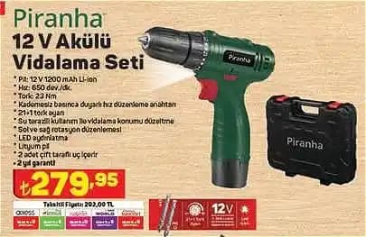 Piranha Akülü Vidalama Sistemleri: Güçlü Performans ve Dayanıklılık Sunan Çözümler