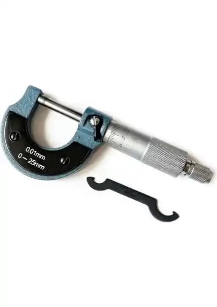 Aek-Tech Mekanik Mikrometre 0-25mm 0.01mm Hassasiyetle Güvenilir Ölçüm Çözümü