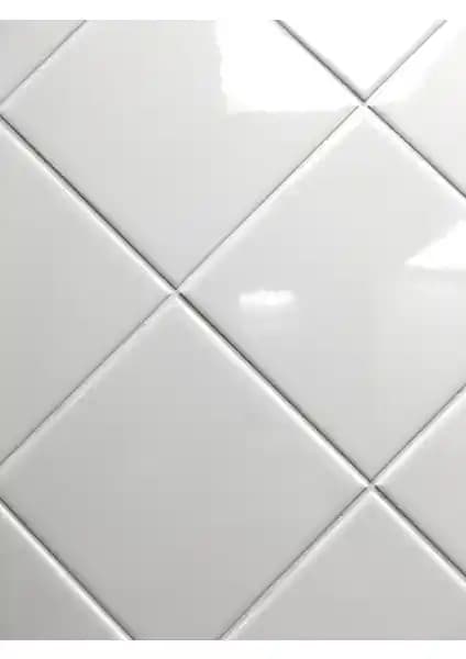 Armada 20x20 cm Düz Beyaz Seramik Karo İç Mekan Zemin ve Duvar Kaplama Seçeneği