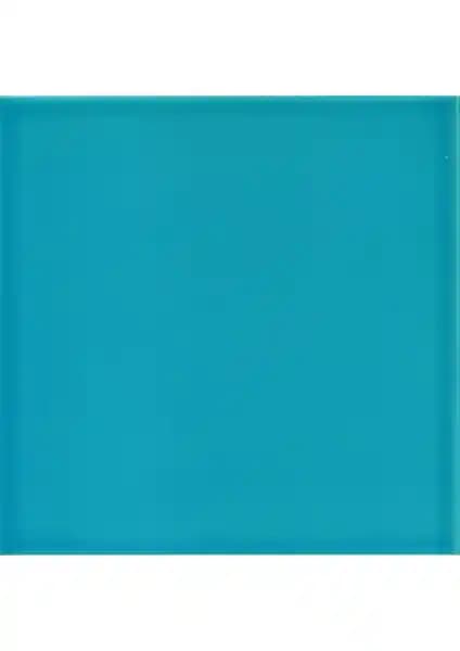 Armada Çini 20x20 Cm Turkuaz Desenli Seramik Karo Geleneksel ve Modern Mekanlar İçin