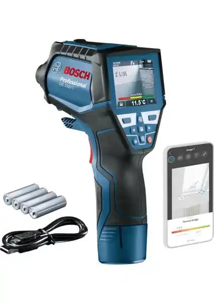 Bosch Gıs 1000 C İçe Mekan Sıcaklık ve Nem Ölçer Yüksek Hassasiyetli Güvenilir Cihaz