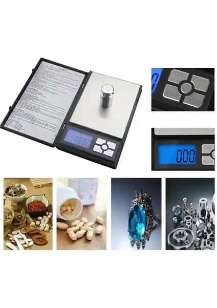 Depomega Notebook Dijital Hassas Kuyumcu Terazi 0,01g Hassasiyetle Güvenilir Ölçüm