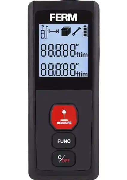 Ferm Power LDM1001 Profesyonel Lazer Mesafe Ölçer: Hassas ve Kullanışlı Ölçüm Çözümü
