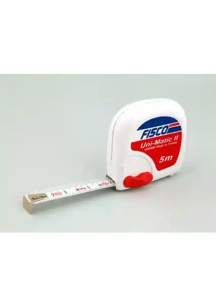 Fisco Unimatic 5 Metre Şerit Metre İnşaat ve Marangozluk İçin Güvenilir Ölçüm Aracı