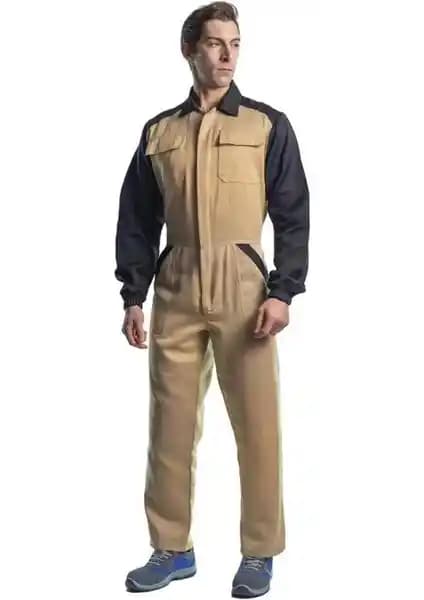 Şensel İş Tulumu Eko Bej-Siyah ve Lacivert Modellerinin Karşılaştırması