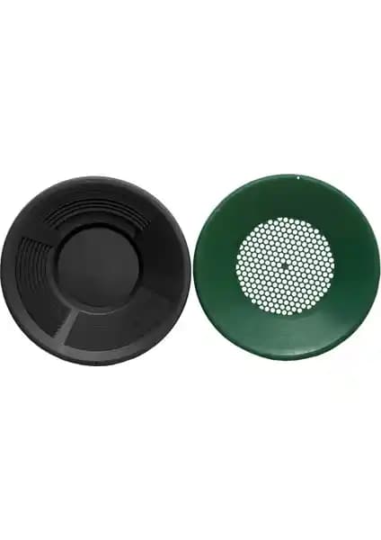 Silimo Siyah Gold Pan ve Elek: Dayanıklı ve Çok Amaçlı Altın Arama Seti