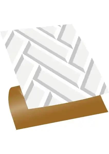 Tink Kendinden Yapışkanlı Beyaz Balıksırtı Desenli PVC Karo ile Modern ve Pratik Zemin Çözümü