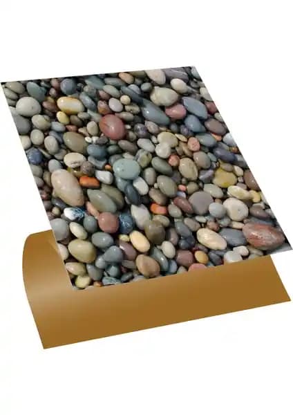 Tink Kendinden Yapışkanlı Çakıl Taşı Desenli PVC Karo ile Modern ve Pratik İç Mekan Dekorasyonu