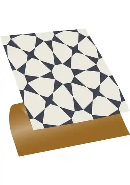 Tink Kendinden Yapışkanlı Yıldızlı Desenli PVC Karo İç Mekanlar İçin Estetik ve Pratik Çözüm