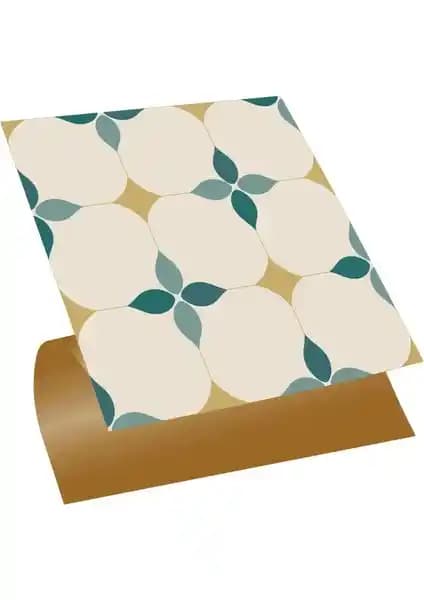 Tink Kendinden Yapışkanlı Zümrüt Çiçekli PVC Karo Dekorasyon ve Uygulama Rehberi