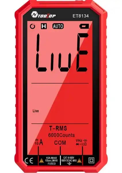 Tooltop ET8134 Çok Fonksiyonlu Taşınabilir Multimetre ile Elektrik ve Elektronik Ölçümleri