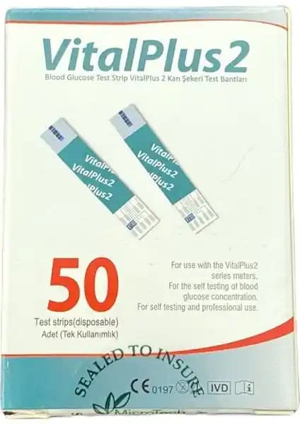 Vital Plus Kan Şekeri Test Şeritleri: Güvenilir ve Hızlı Ölçüm Çözümü