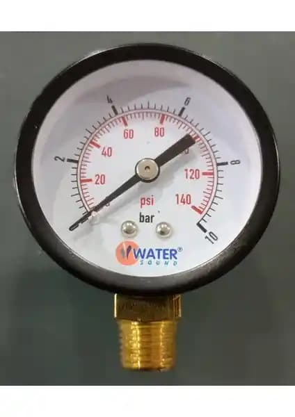 Water Sound Manometre 0-10 Bar: Güvenilir ve Hassas Su Basınç Ölçüm Cihazı