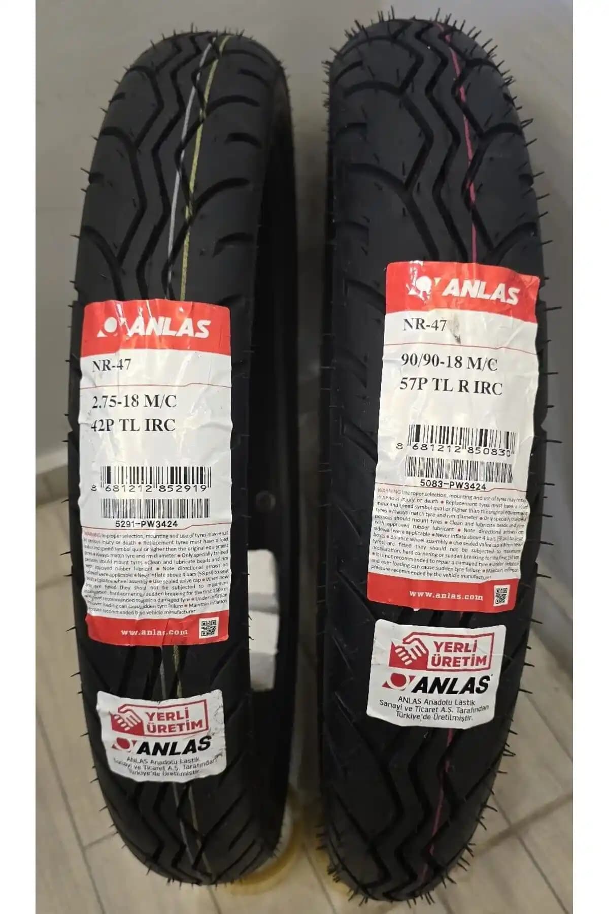Anlas IRC YBR125 ve CBF 150 için 2.75-18 ve 90/90-18 Yaz Lastik Seti Performansı