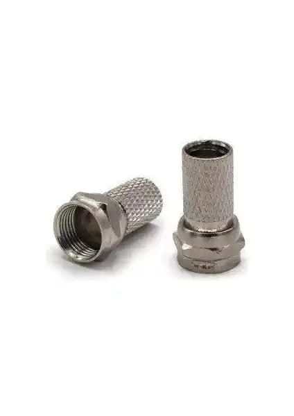 Atlanta RG6 F Konnektör (4 Adet) - Dayanıklı ve Kolay Montajlı Uydu Bağlantı Çözümü