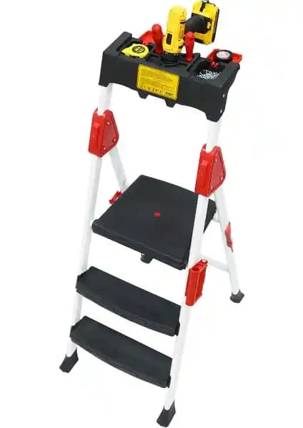 Beykon2+1 Segmen Merdivenler: Dayanıklı, Katlanabilir ve Pratik Ev Tipi Merdiven