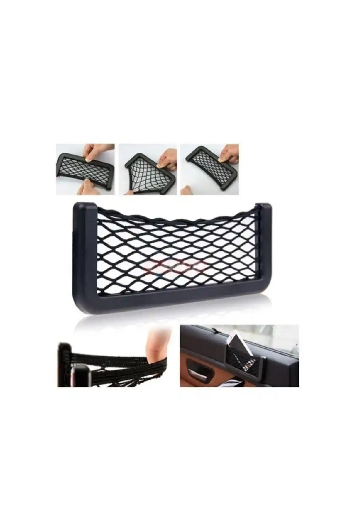 Carub Oto Cep Telefon ve Malzeme Filesi ile Araç İçi Düzeni Sağlayın