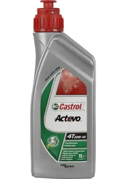 Castrol Actevo 4T 20W-40 Motosiklet Yağı ile Motor Performansını ve Korumasını Artırın