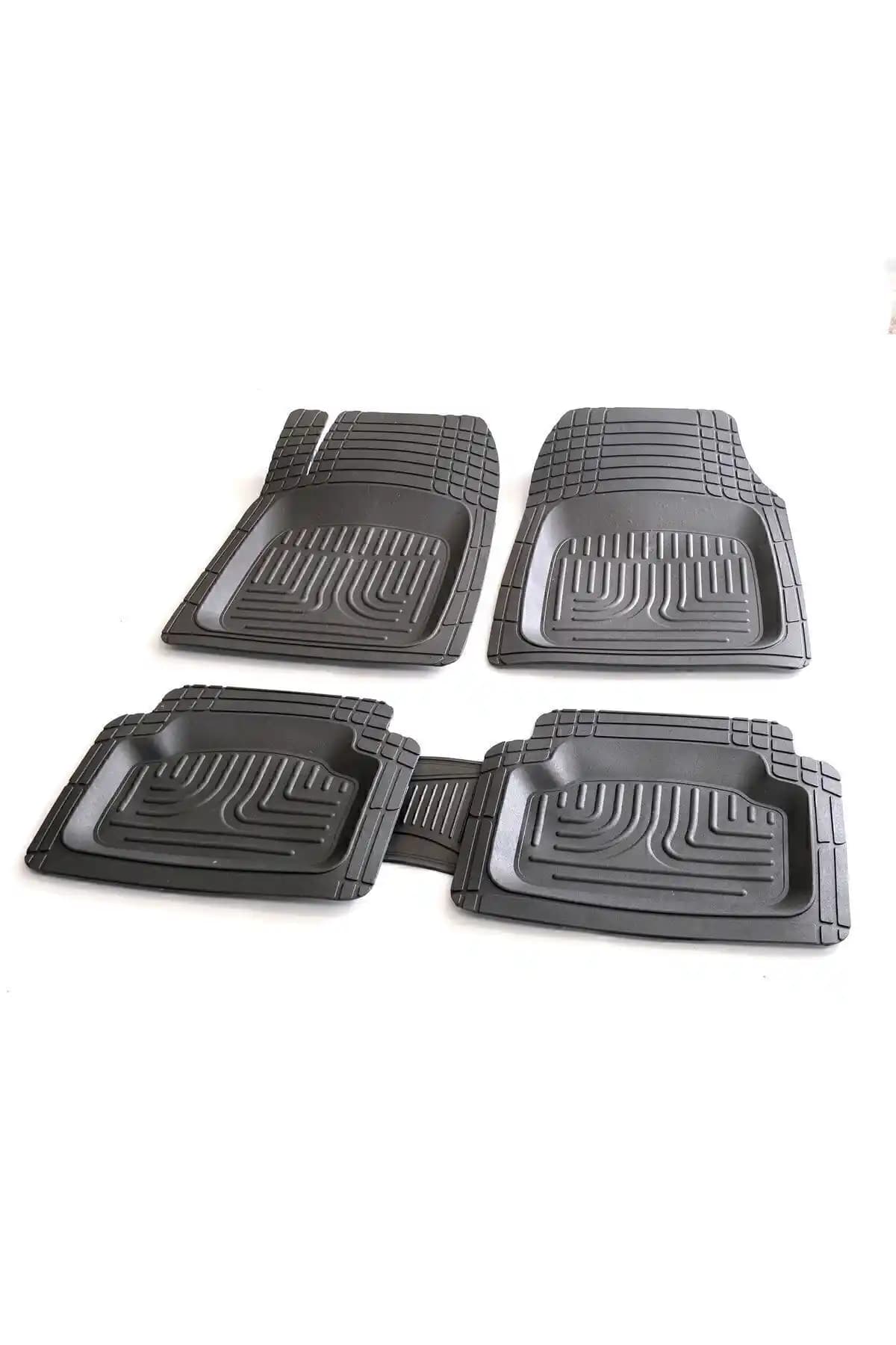 CLASSLÜKS Havuzlu 5 Parça Siyah Universal Araç Paspas Seti Dayanıklı ve Çevre Dostu